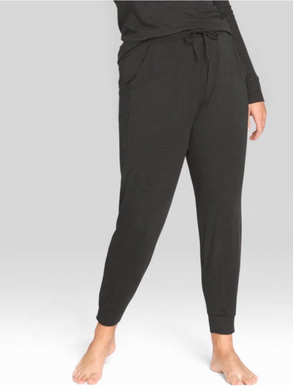 Tommy John Black Lounge Joggers for Women